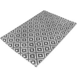 Dreamscene Geometric Rug Large Garden Grey, White 120x170cm