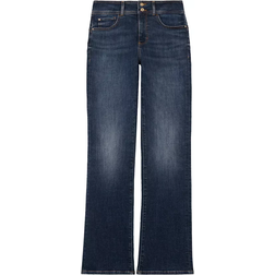 Guess Eco Shape Up High Rise Straight Jeans - Blue