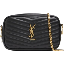 Saint Laurent Mini Lou Shoulder Bag - Black