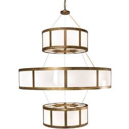 2nd Ave Lighting Alessandro Statuario/Brushed Brass Pendant Lamp 60"