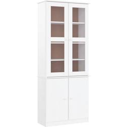 vidaXL Alta White Förvaringsskåp 77x186.5cm