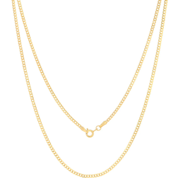 Nuragold Cuban Link Chain Necklace - Gold