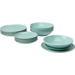 IKEA Färgklar Light Turquoise Tallriksset 18st