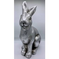 Voss Bunney Rabbit Antik Silber Osterdekoration 51cm