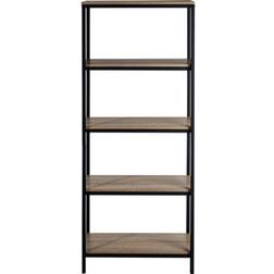 Teknik Industrial Oak/Black Estantería de libros 144.2cm