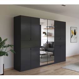 Rauch Ticao Metal Grey Wardrobe 271x210cm