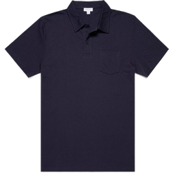 Sunspel Riviera Polo Shirt - Navy