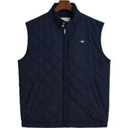 Gant Quilted Windcheater Vest - Evening Blue