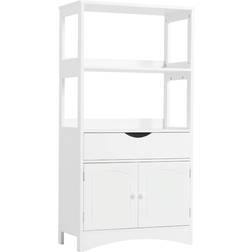 Dictac Freestanding White Storage Cabinet 23.6x48"