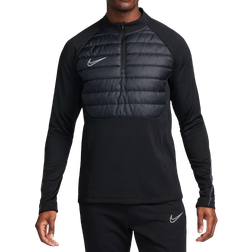 Nike Men's Academy Winter Warrior Therma FIT 1/2 Zip Soccer Top - Black/Anthracite