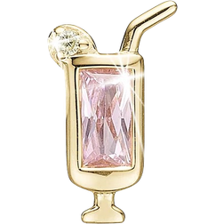 Christina Jewelry Drink Earrings - Gold/Pink/Green