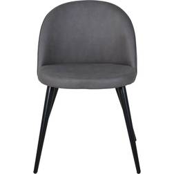 Venture Design Velvet Stitches Grey Köksstol 76.5cm