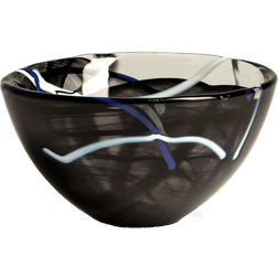 Kosta Boda Contrast Black Bowl 16cm