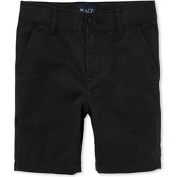 The Children's Place Boy's Uniform Stretch Chino Shorts - Black