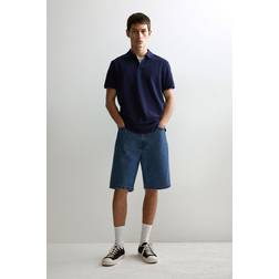 H&M Blå Poloshirt piqué Regular Fit