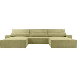 Ebern Designs Keshia Light Green Sofa 420cm 6-Sitzer