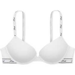 PINK Wear Everywhere Super Push-Up Bra - Optic White