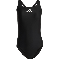 Adidas 3 Bar Logo Swimsuit - Black/White