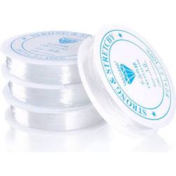 Otego Transparent Elastic Thread for Jewelery Making 1mm 2-pack