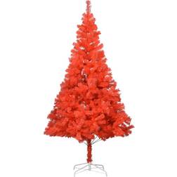 vidaXL Illuminated Plastic Red Weihnachtsbaum 180cm