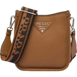 Prada Leather Mini Shoulder Bag - Caramel