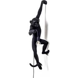 Seletti Monkey Black Wall light ∅ 37cm