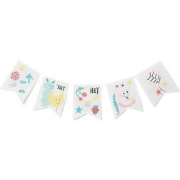 Rico Design Pennant Monster Party Embroidery kit 5 pcs