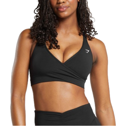 Gymshark Wrap Sports Bra - Black