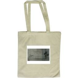 East Urban Home What are You Looking at Tote Bag - Beige