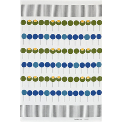 Almedahls Pinnebär Viskestykke Blå, Grøn (70x47cm)