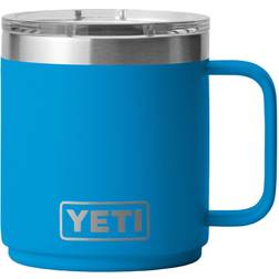 Yeti Rambler Big Wave Blue Travel Mug 10fl oz