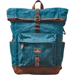 Gandys Sri Lanka Waxed Backpack - Blue