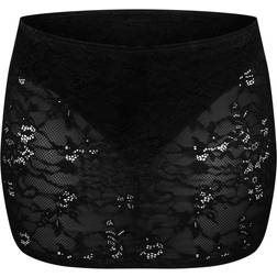 PrettyLittleThing Overlay Mini Skirt - Black