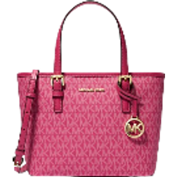 Michael Kors Jet Set Travel Extra Small Logo Top Zip Tote Bag - Electric Pink