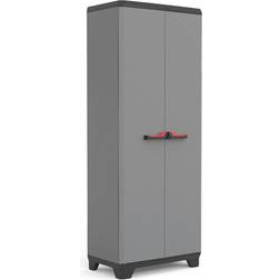 vidaXL Keter Black/Grey Förvaringsskåp 68x173cm