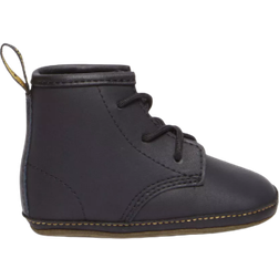 Dr. Martens Newborn 1460 Auburn Leather Booties - Black