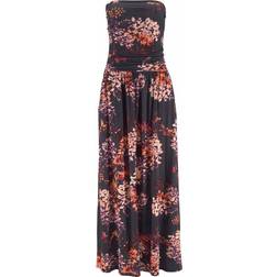 Lascana Bandeau Maxi Dress - Multi Print