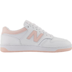 New Balance 480 Shoes - White/Pink Haze