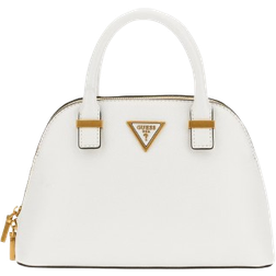 Guess Lossie Saffiano Handbag - White