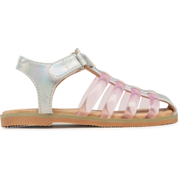 EMU Australia Kid's Brooklyn Sandals - Silver/Pink