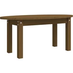 vidaXL Solid Pine Honey Brown Coffee Table 40x80cm