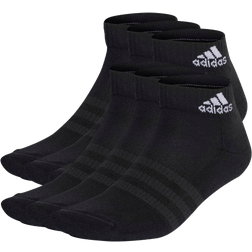 adidas Cushioned Sportswear Ankle Socks 6-pack - Black/White