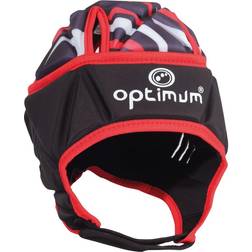 Optimum Razor Headguard - Black/Red