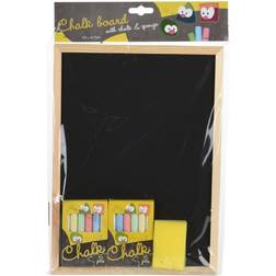 Orion Wooden Chalkboard Set with Chalk & Sponge