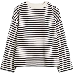 Armedangels Frankaa Maarlen Stripe - Undyed/Black