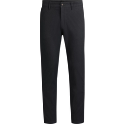 HUGO BOSS Men's Tapered Fit Trousers - Black