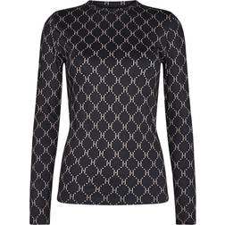 Hype The Detail Printed Blouse - Black