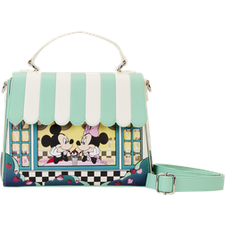 Loungefly Disney Mickey & Minnie Date Night Diner Crossbody Bag - Multicolour