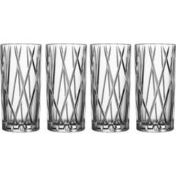 Orrefors City Highball Drink Glass 37cl 4pcs