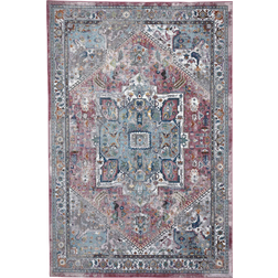 Think Rugs Distressed Faded Pink, Blue, Purple 60x230cm